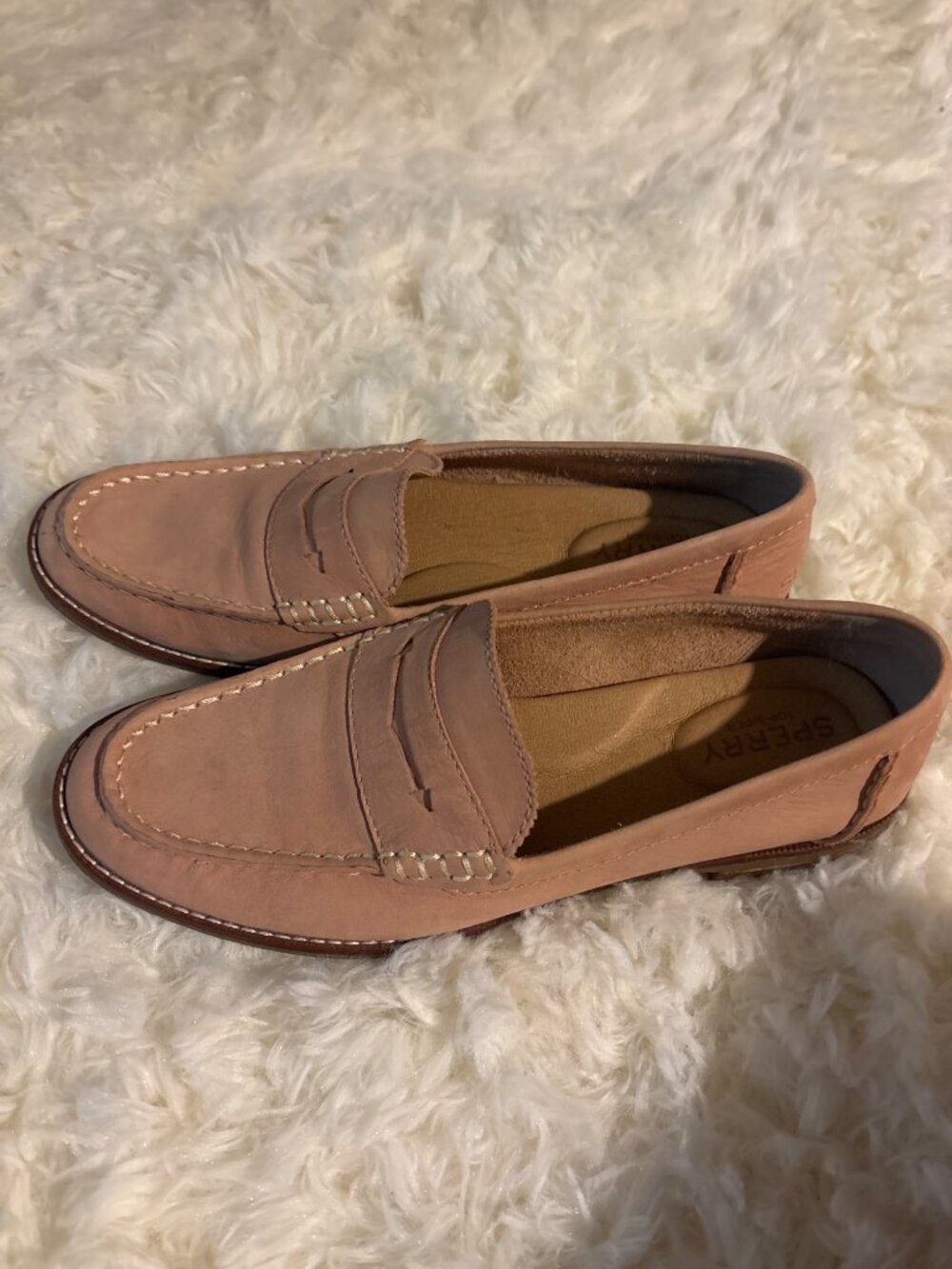 Sperry Top-Sider Women's Size 7M Brown Leather Penny Loafers Slip-On Shoes - Picture 4 of 14
